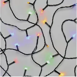 EMOS Connect System 10m Lichterkette Standard, Weihnachtslichterkette mit 100 LEDs, Erweiterungskomponent C (ohne Verbindungskabel und Adapter), IP44 für Innen und Außen, Multicolor