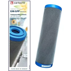 Prime Inventions Wasserfilter GFP Premium EM Filterpatrone 0,4 μ mit mehr Aktivkohle und EM-Keramik