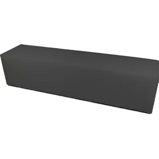 Pouf Apecchio, Mehrzwecksessel, Sitzsack, Hockerhocker,  Italy, 180x40 h42 cm, Grau - Grau