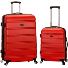 Rockland Melbourne, Rot, 71,1 x 43,2 x 30,5 cm, Rot/Ausflug, einfarbig (Getaway Solids), 28"x17"x12", Melbourne