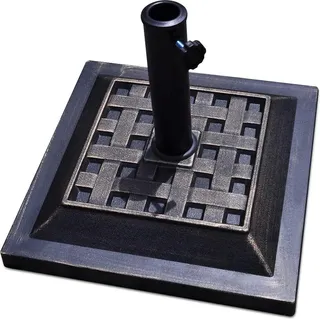 COSTWAY Sonnenschirmstaender Marktschirmstaender Balkonschirmstaender Sonnenschirm Staender bronzen fuer die 38mm oder 48mm Schirmstange