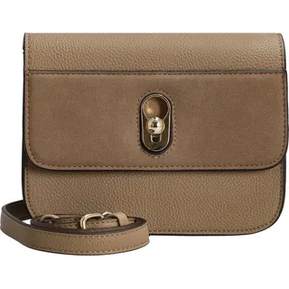 Seidenfelt SFM215 - Schultertasche 19 cm (motty grey/gold) - Braun