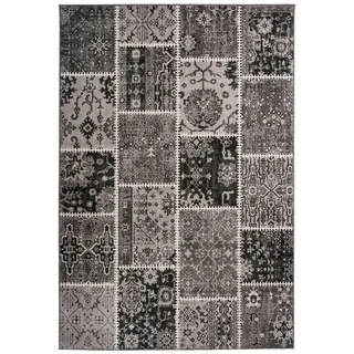 Kayoom Vintage-Teppich Grau 80cm x 150cm