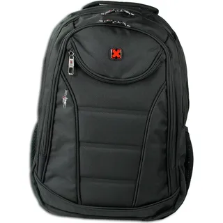 Travel N Meet Businessrucksack, Rucksack gepolstert schwarz Herren ORD4210S - Schwarz