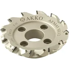 AKKO Face Milling, Milling Tools, Alpha Coated CNC Machining Tools, Milling Cutter, Industrial Metal Working Tools, AFM45-SE12-D080-A27-Z06-H
