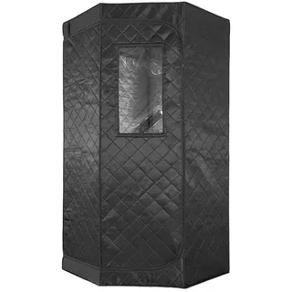 Sanotechnik Infrarotkabine , Schwarz , Kunststoff , 90x190x90 cm , Freizeit & Co, Wellness & Gesundheit, Infrarotkabinen