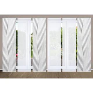 home in green RIWELO Paneelwagen 6 Stk. tlg. SET DIGITALDRUCK,BAMBUSOPTIK RECYCELT