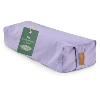 #DoYourYoga Yogabolster »Paravati« 67cm x 13cm | Gefüllt mit Bio-Dinkelspelz (KBA) oder Bio-Buchweizenschalen (KBA) | Yogakissen mit waschbarem Bezug | Sitzkissen & Zafukissen für Yin Yoga
