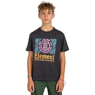 Element Volley - T-Shirt - Jungen 8-16 - XS/8 - Schwarz