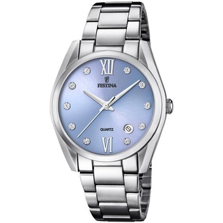 Festina Damen F16790-B Quarz - Silber/Blau