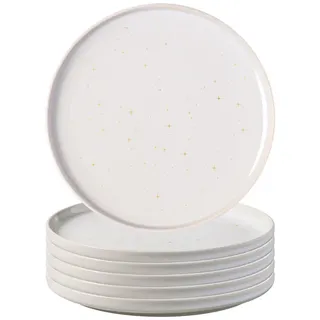 Villeroy & Boch Frühstücksteller Winter Glow 21,1 cm beige 6er Set