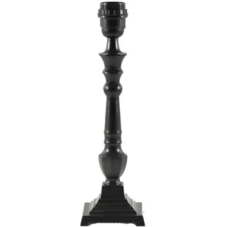 Tischlampe Vierkant Antik Dunkel Braun  19039/S Höhe 34cm