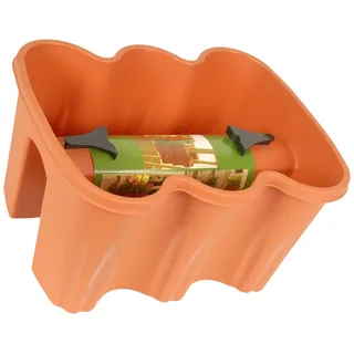 edco 29 x 38 x 20 cm Balkon Blumentopf – orange