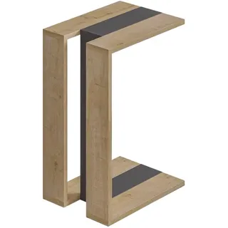 Livetastic Beistelltisch , Eichefarben , Holzwerkstoff , rechteckig , 40x57x30 cm , Wohnzimmer, Wohnzimmertische, Beistelltische, Beistelltische eckig