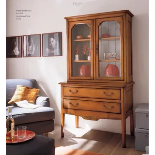 Vitrine Esszimmer Anrichte Holz Schränke Möbel Wohnzimmer Anrichte Glas Schrank