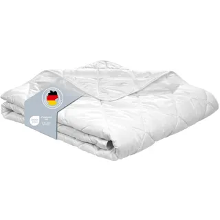 tb furniture gmbh Ganzjahresbettdecke medium | 155x220cm | XDREAM Pure | Steppdecke für alle Jahreszeiten - Weiß