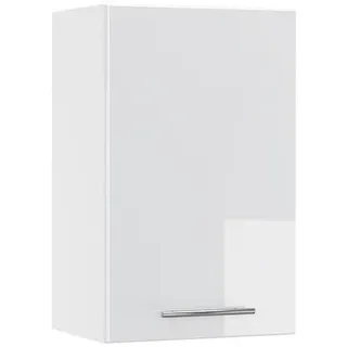 Vicco Hängeschrank Fame-Line Weiß Hochglanz 45 cm , Weiß Hochglanz, Weiß , Holzwerkstoff , 3 Fächer , Rechteckig , 45x72x34.1 cm , Küchen, Küchenmöbel, Küchenschränke, Küchenoberschränke