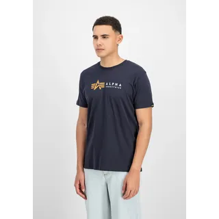 Alpha Industries Label T«, repl.-blue, Größe S,