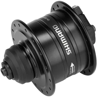Shimano DH-3D37 6 Volt/3 Watt, zentraler Verschluss mit 36 Öffnungen Nabendynamo Black 6 Löcher
