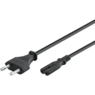 goobay CEE 7/16 – C7 5 m Schwarz