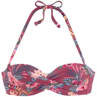 s.Oliver Bügel-Bandeau-Bikini-Top »Marika« mit Wickeloptik, bunt