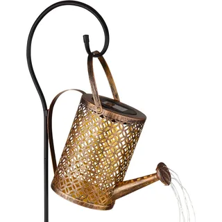 Globo Solarleuchte Metall 85 cm Schwarz Matt