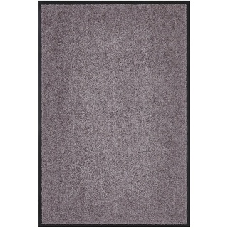 andiamo Premium-Fußmatte Wash & Clean - langlebige Schmutzfangmatte Hauseingang - als Fußmatte innen oder als Fußabtreter im überdachten Außenbereich - saugstarker Fußabstreifer 40 x 60 cm Taupe