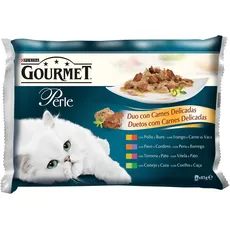 Gourmet - Gourmet Perle Fines Lamelles Duo Avec viande Délicat en Sauce - 340 g