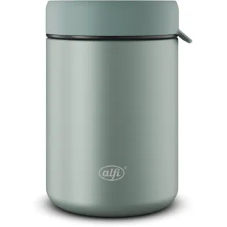 Alfi ISO FOOD MUG 350ml, grün matt, Edelstahl Thermobehälter für Essen, Isolierbehälter für Suppen, Salat, Müsli to go, hält 5 Stunden warm, 10 Stunden kalt, spülmaschinenfest, BPA-frei