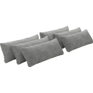 PLACES OF STYLE Mikado Sofakissen 65 x 25 cm Silber