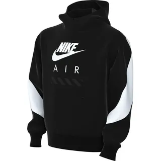 Nike Air Fleece Hoodie Kinder 010 black/white/white L 147-158 cm