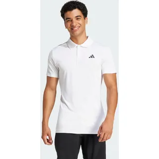adidas Freelift Kurzarm-poloshirt - White, M