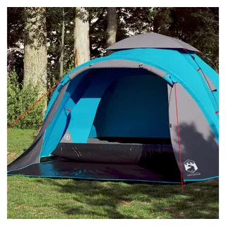 vidaXL Kuppelzelt 3 Personen Blau