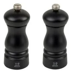 Peugeot Salt and pepper mill set Clermont 13 cm Matte black