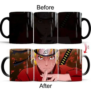 Anime NARUTO Thermoeffekt Tasse Ceramic Kaffee Tee Milch Becher Magische Mug - Uzumaki Naruto#02