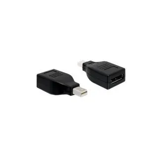 DeLock Mini DisplayPort/DisplayPort Adapter schwarz