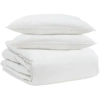 vidaXL Bettdecken Set mit Kissen 200 x 220 cm + 80 x 80 cm