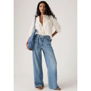 Straight-Jeans LEVI'S "XL STRAIGHT", Damen, Gr. 28, Länge 31, good grades tencel, Denim/Jeans, Obermaterial: 55% Baumwolle, 45% Lyocell, straight fit knöchellang, Jeans Straight-Jeans, im Five-Pocket Style