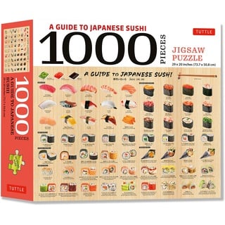 Tuttle Publishing A Guide to Japanese Sushi - 1000 Piece Jigsaw Puzzle