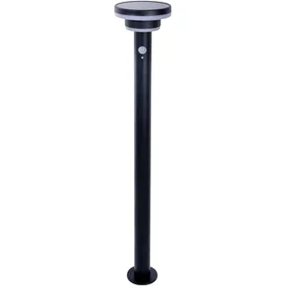 NÄVE LED-Solar-Stehleuchte Nora mit Erdspieß Schwarz Ø 16 cm x 86 cm