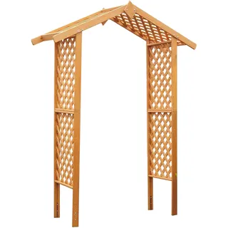 Promadino Rosenbogen 167 x 53 x 219 cm Braun