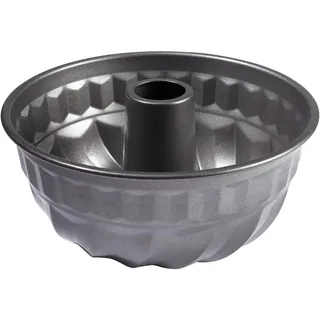 Birkmann Gugelhupfform , Anthrazit , Metall , rund , 10 cm , antihaftbeschichtet , Backen & Backzubehör, Backformen, Gugelhupfformen