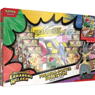 Pokémon Premium-Poster-Kollektion Mega-Entwicklung – Erhabene Helden: Mega-Lucario