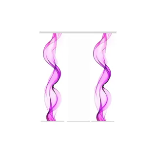 HOME WOHNIDEEN Alberta Klettband 60 x 245 cm beere 3 St.