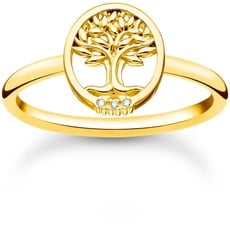 Bild Ring Tree of Love mit Steinen Goldfarben, 50/15,9