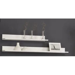 Höltkemeyer Wandregal 80 x 16 x 9 cm Weiß