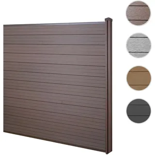 Mendler Windschutz 190 x 189 cm Braun WPC