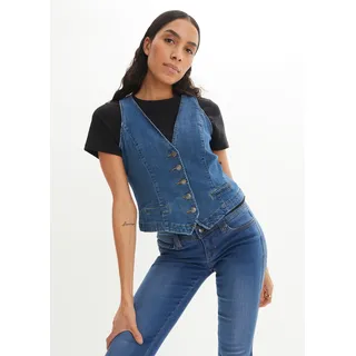 bonprix Jeansweste »Stretch-Jeansweste« Stretch-Jeansweste, blau