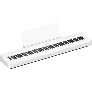 Yamaha P-225 Digital Piano, weiß – Leichtes und tragbares Digital Piano mit der Graded-Hammer-Compact-Tastatur mit 88 gewichtetet Tasten und 24 Instrumentenklängen