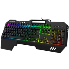 Bild von uRage Exodus 800 Mechanical Gaming Keyboard, LEDs RGB, Gaote Outemu BLUE, USB, DE (186057)